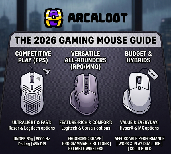 Best Gaming Mouse 2026 for Shooters and MMO Players
