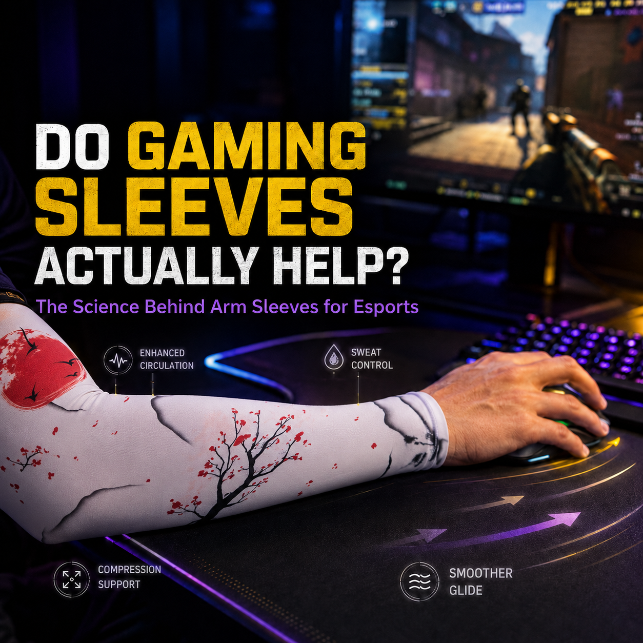 Do Gaming Sleeves Actually Help? The Science Behind Arm Sleeves for Esports