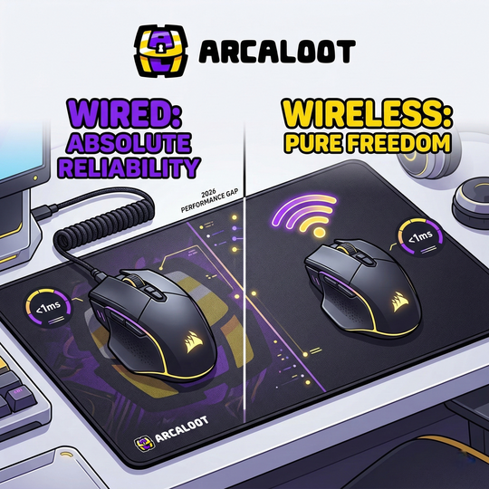 Wireless Gaming vs Wired in 2026 – ArcaLoot
