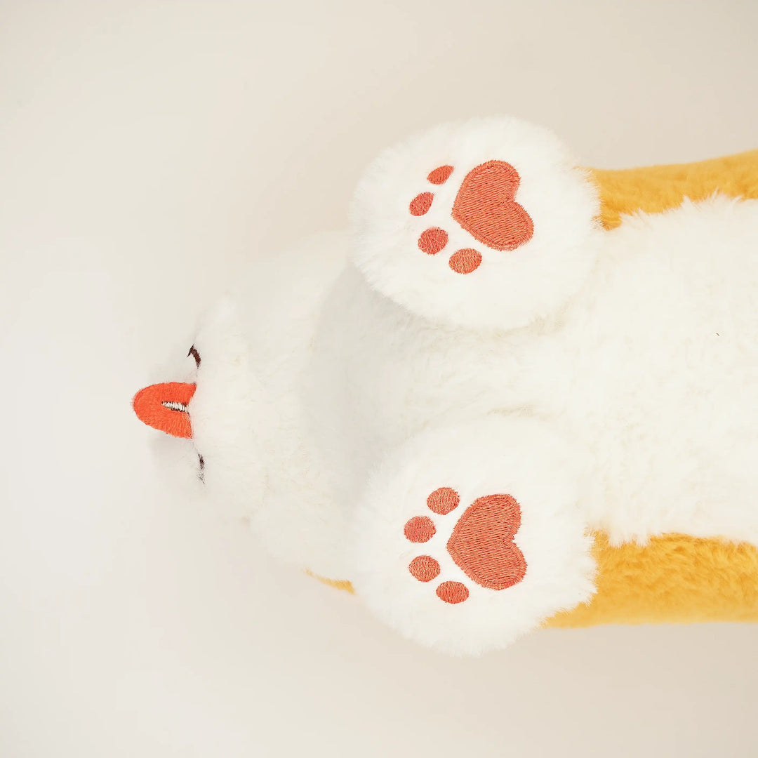 Corgi Plush Toy Paw Prints. Based on AussieAntics Dog called Steve. 
